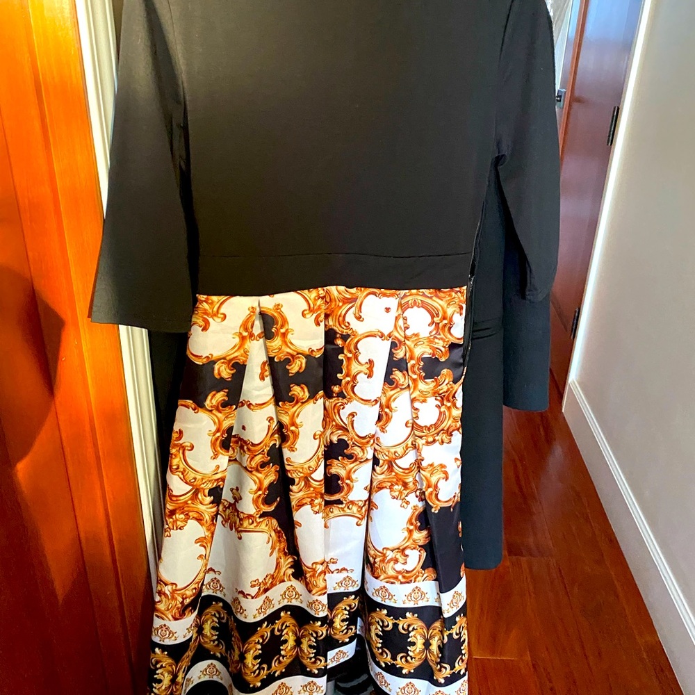 Versace inspired skirted dress. Never worn